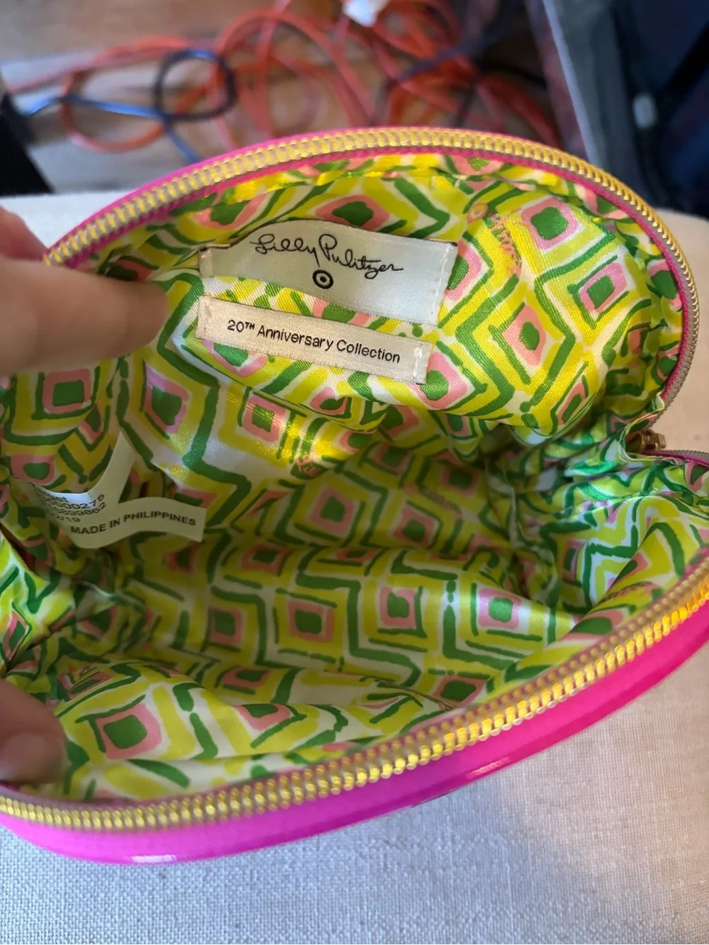 lilly pulitzer target 20th anniversary weekender cosmetic bag and dopp kit